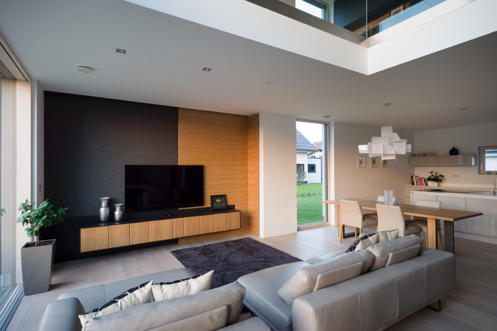 dnevna soba s kuhinjo