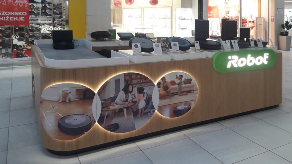 iRobot otok kiosk