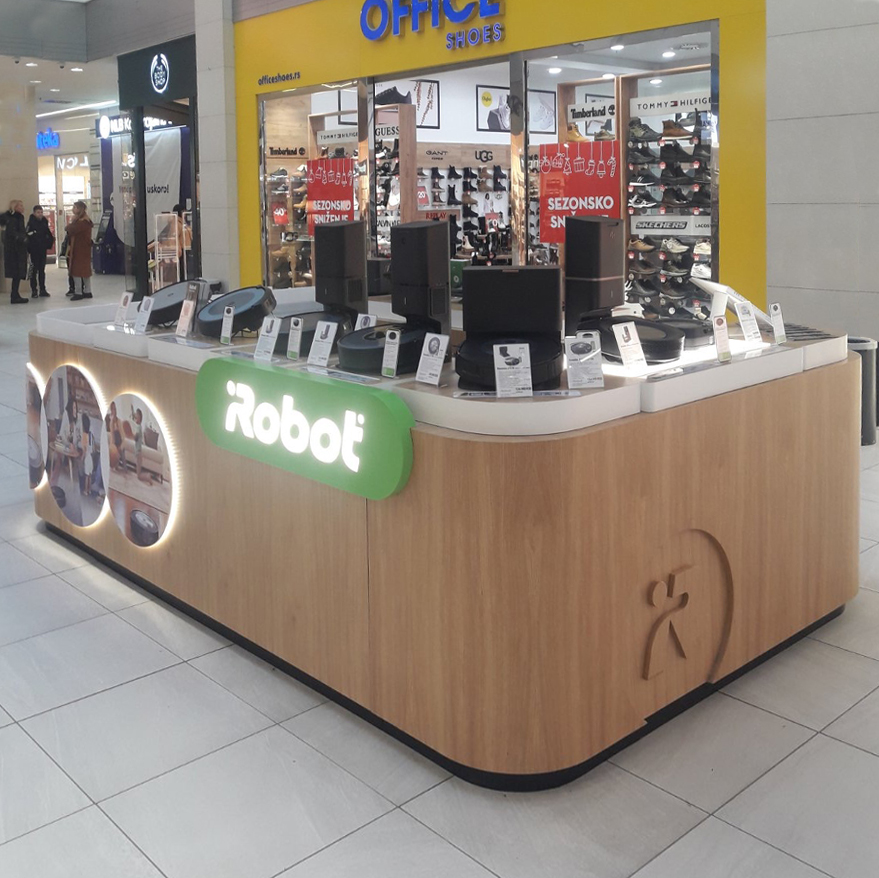 iRobot otok kiosk