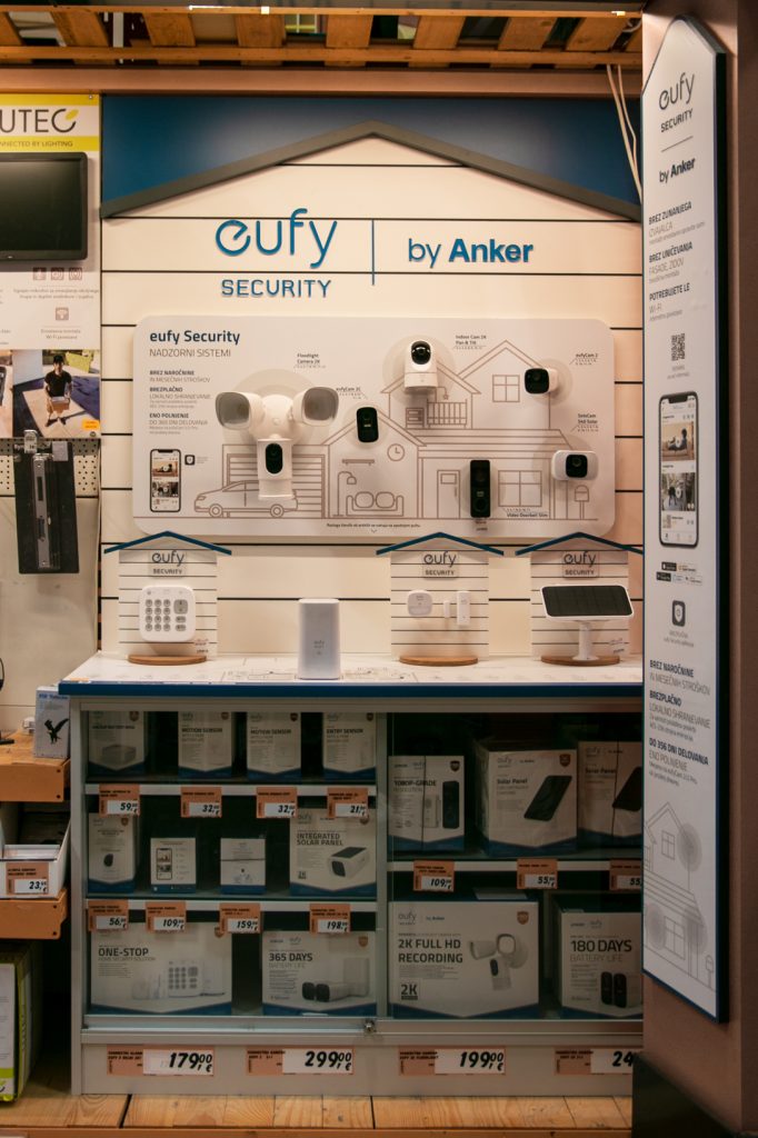 eufy security POS stojalo eufy security POS stojalo